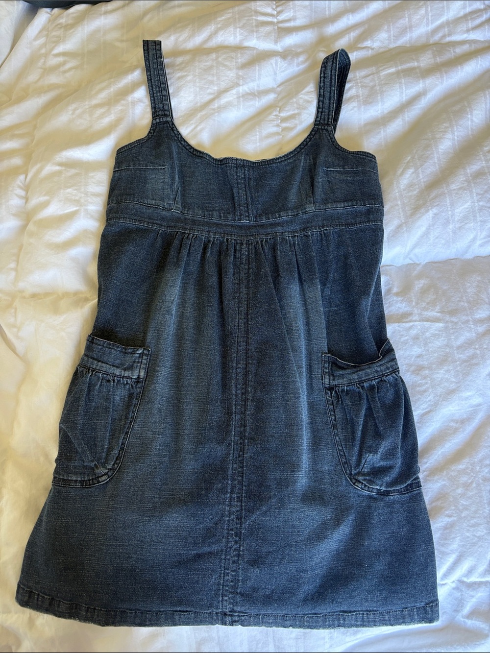 Forever 21 Dark Denim Mini Dress with Pockets
